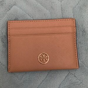 Tory Burch tan wallet / cardholder